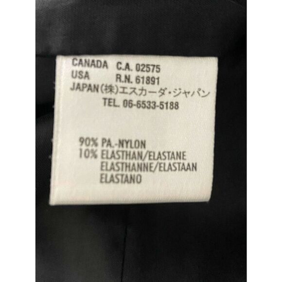 Escada Short Cropped Coat Long Sleeve Black Jacket Women’s Size 40/10/Medium - Picture 5 of 5